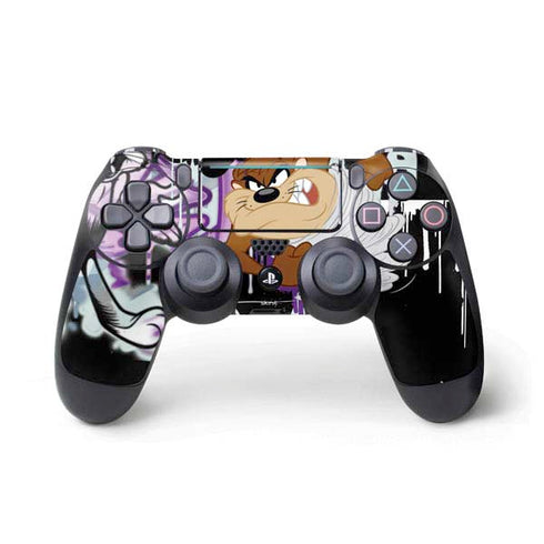 Looney Tunes Splatter Paint Tasmanian Devil PlayStation PS4 Skins